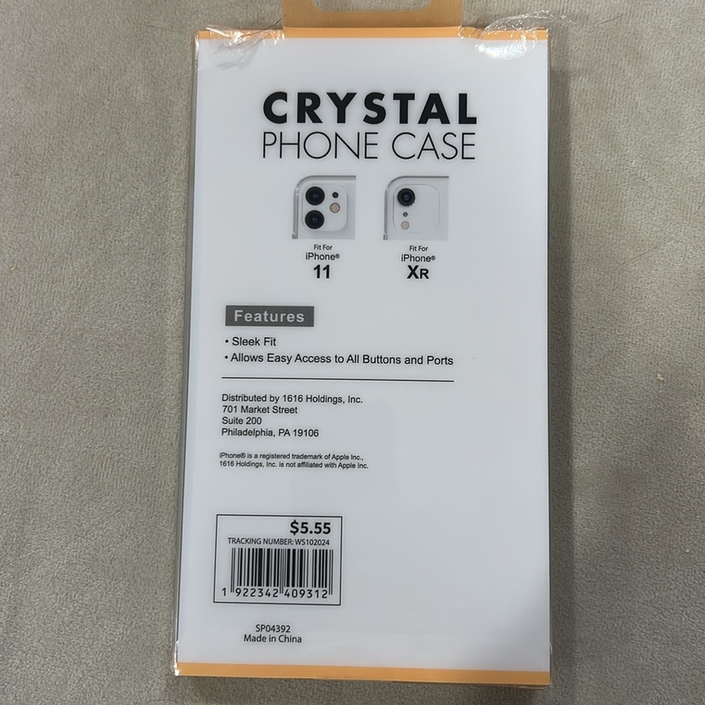 Crystal Phone Case for iPhone 11/XR - Holographic - Picture 2 of 4